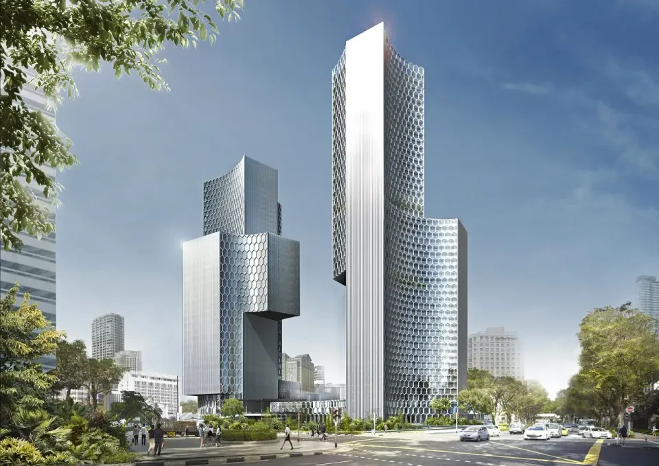 city, buildings, architecture, skyscrapers
