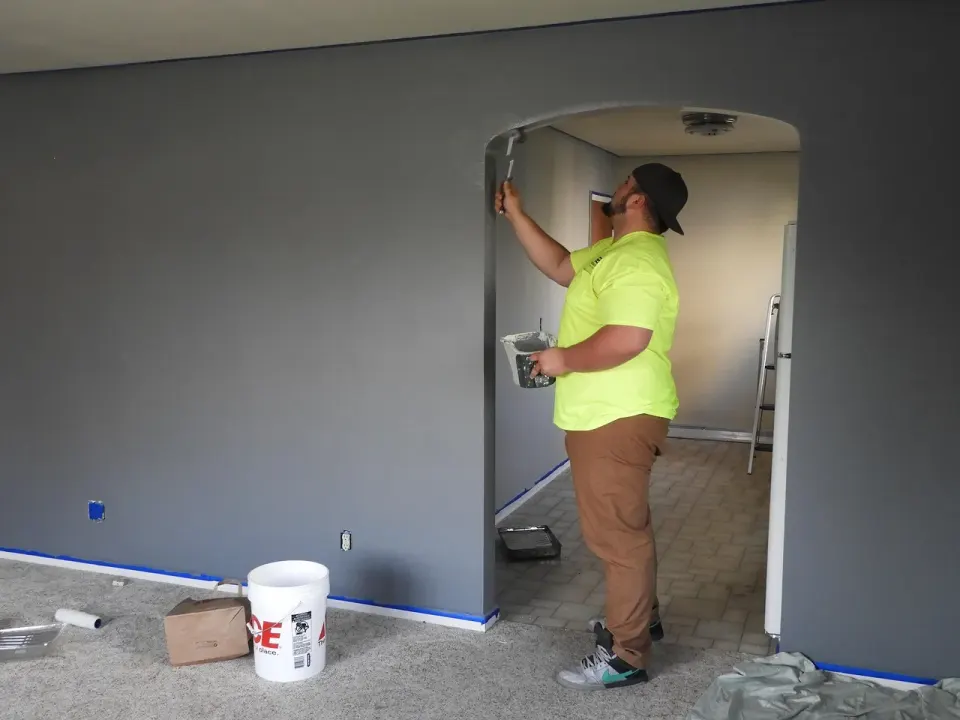 painter, paint, house, indoor