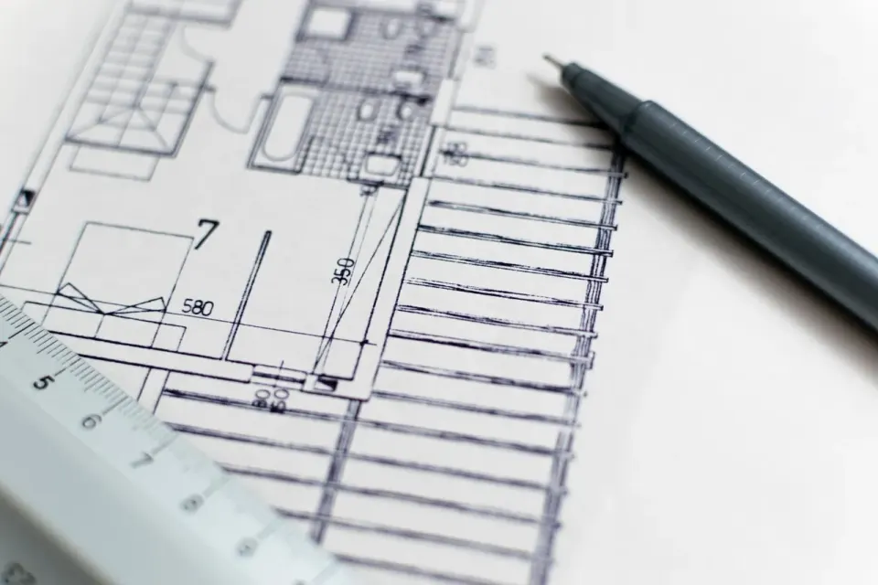 floor plan, construction, building, pencil