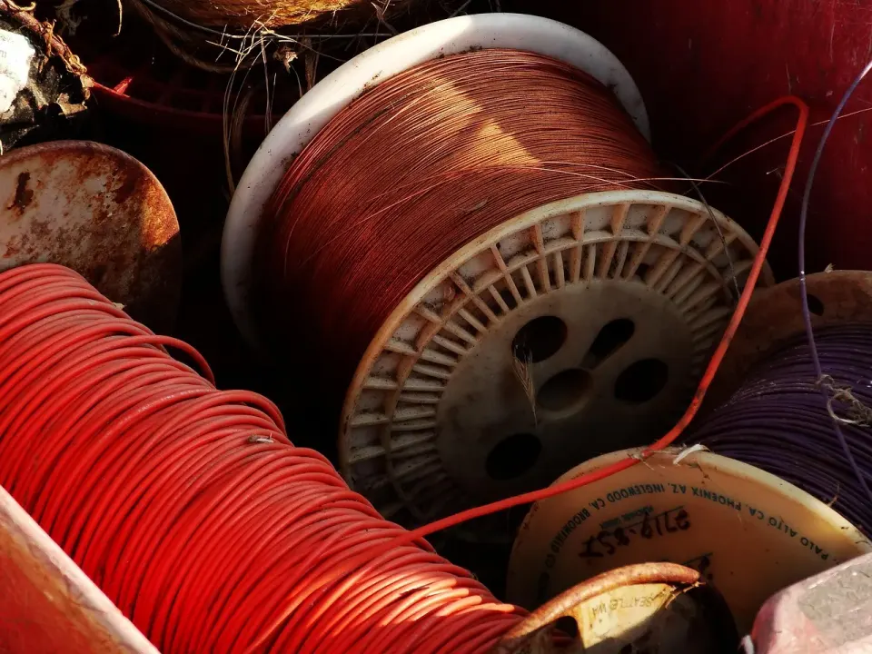 wire, spool, coil, copper