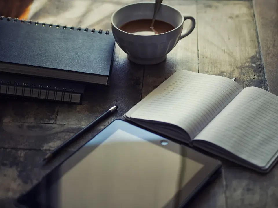 diary, ipad, write, blog