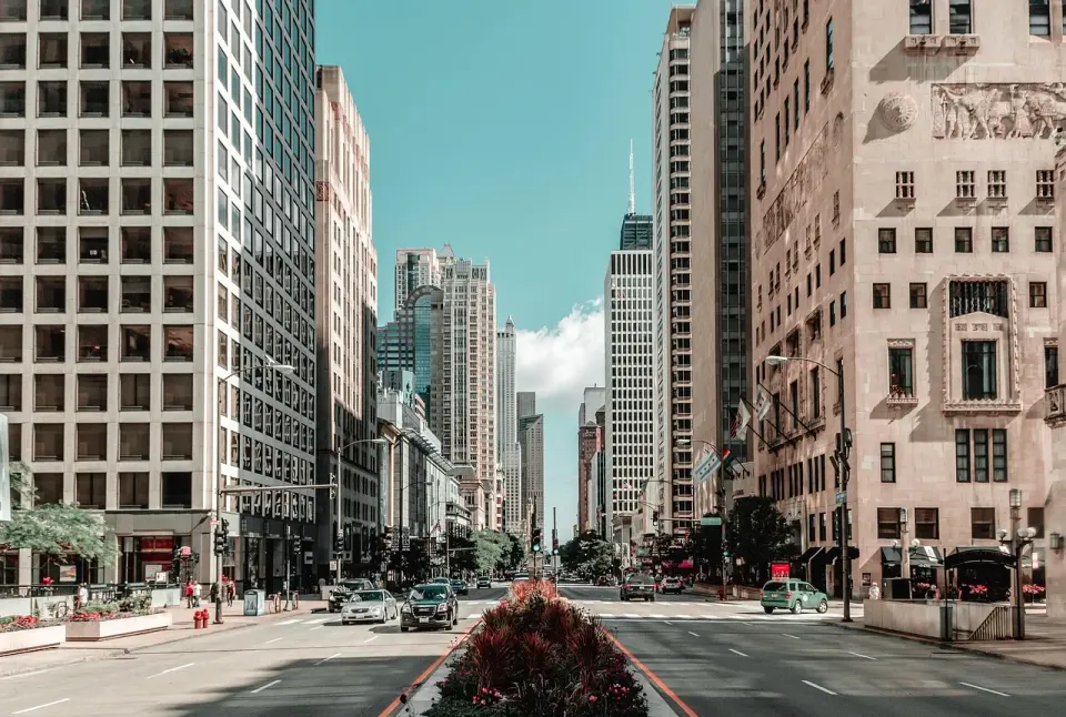 chicago, city, building, skyline